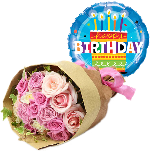 Happy birthday flowers for your love