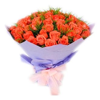 send two dozen orange roses bouquet to japan
