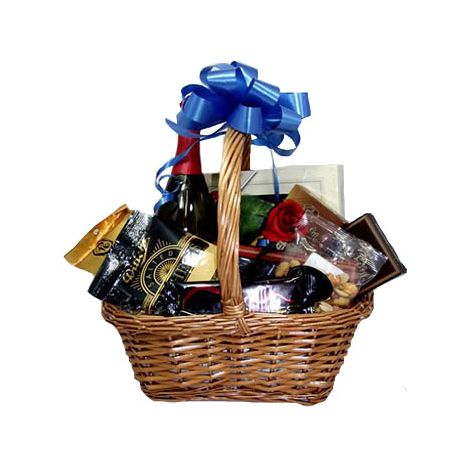 send luxury nut basket to japan